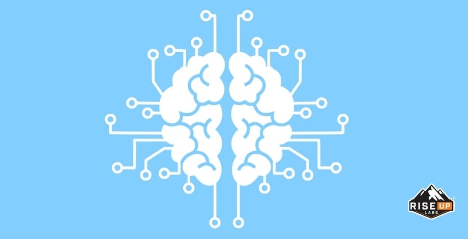 a graphic design of a brain
